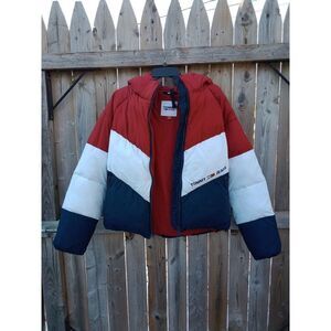 Tommy Hilfiger Puffer Jacket Coat Hooded Women's Size S/P Zipper